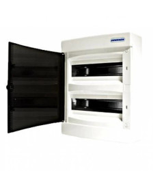 Obudowa natynkowa z tworzywa 2x12 IP40 d.transparentne N+PE