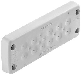 Weidmüller 2779350000 Płytka z przepustami CABTITE EP 24/17 GY, (D x S x W) 20.2 x 149.6 x 58 mm, termoplast, 10 szt.