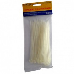 Opaska zaciskowa trytka 150mm x 2,5mm 100szt. biała