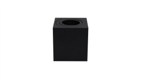 Oprawa Halogenowa Gu10 Natynkowa Kwadrat Czarna Ohn-2C