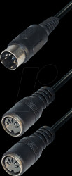 A 41L Audio cable, 5-pin DIN connector/2x socket 0.2 m