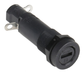 Oprawa bezpiecznikowa montowana w tablicach Montaż panelowy rozmiar: 6.3 x 32mm 20A 250V ac Schurter