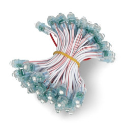 Łańcuch Pixel - 50x LED 5mm czerwony