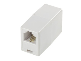 Łącznik telefoniczny modularny 6p4c gniazdo - gniazdo