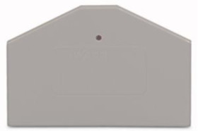 End/Intermediate plate for terminal block, 281-312