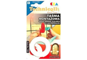 Technicqll Taśma montażowa dwustronna 1,5mx19mm