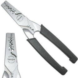 Praska Ręczna do Zaciskania Końcówek Tulejowych z Funkcją Cięcia 0,75-16 mm