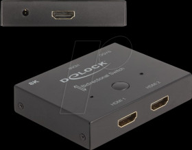 18776 HDMI switch, 2-port, 8K 60 Hz, bidirectional