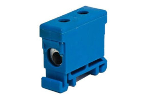 Złączka szynowa gwintowa al/cu 16mm2 niebieska WLZ-35P/16N