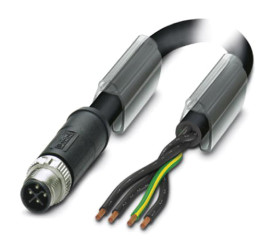 Przewód czujnik-siłownik ze złączem Złącze M12 długość 1m Rodzaj A Męskie