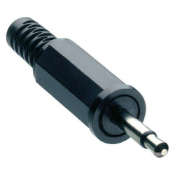 Lumberg KLS 10 Jack Plug Cable Mount Anti-kink Cone 2.5mm 2 Pole Mono