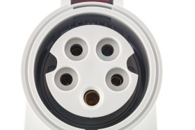 32A Gniazdo 415 V 5P Żeński MENNEKES Czerwony Montaż ścienny IP44