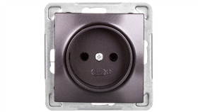 Impresja Gniazdo Pojedyncze B/U Antracyt Gp-1Y/M/50