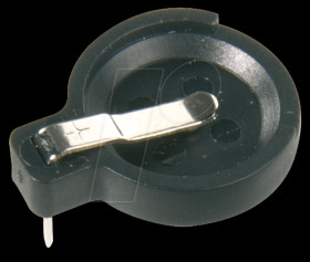Button cell holder for Ø 12 mm