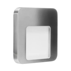 Dekoracyjna oprawa schodowa LED MOZA PT 14V DC stal biała zimna 01-211-21