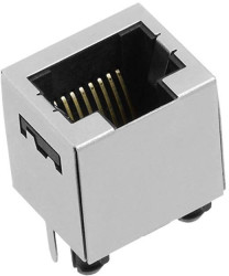 encitech RJJS-88-A22-E1V złącze żeńskie do wbudowania pionowego RJ45 encitech RJJS-88-A22-E1V 3251-0015-01 złącze żeński