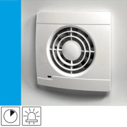 Wentylator domowy Vulkan VS100T wyłącznik czasowy, kontrolka LED, fi 100 mm, kolor biały