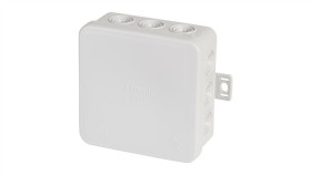 Puszka Instalacyjna Natynkowa Typu Klik 85X85x40mm Hermetyczna Ip54 Szara...