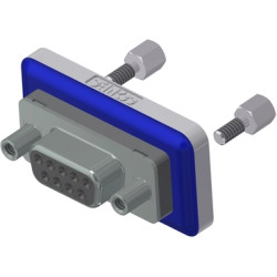 Adapter, D-Sub plug, 9 pole to D-Sub socket, 9 pole, straight, 6STD09AAA99B90X