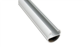 Profil Led Oval 2M Anodowany (Drążek Na Wieszaki Do Szaf Z Możliwością...