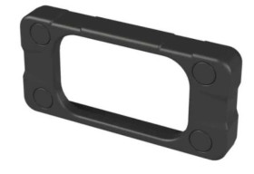 Obudowa urządzeń elektronicznych, ABS, Czarny, 43.30x26.50mm, RS PRO