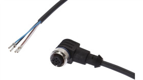 Vkc00321, Kabel Przyłączeniowy, 30M, M12 Żeński 4Pin Kątowy, Końcówka Wolna,...