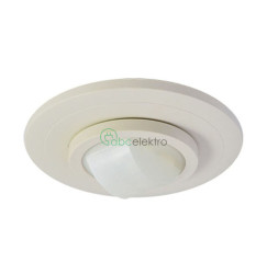 Czujnik ruchu i obecności PIR 360° podtynkowy zasięg 18 m IP20 LRS-509SF-CL