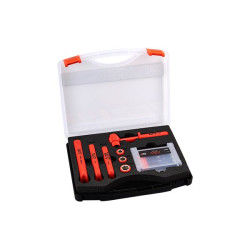 Zestaw nasadek i końcówek wkrętakowych rozmiar napędu 1/4 cala elementy: 8 ITL Insulated Tools Ltd typ napędu Kwadratowy