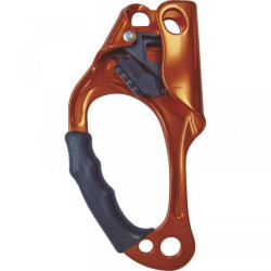 Przyrząd zaciskowy z rączką do wchodzenia po linie do trzymania w lewej dłoni ANTI TC003