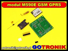 Moduł GSM M590E zestaw do samodzielnego montażu