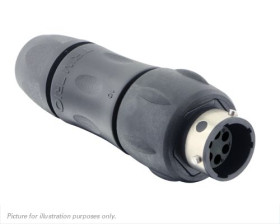 Złącze wielostykowe przemysłowe 6-pinowe Układ szeregowy Gniazdo Souriau Sunbank by Eaton