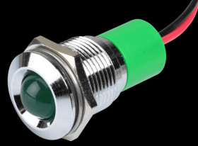 Q16P3CXXG24E Indicator LED, 24 V DC, 16 mm, wired, green/BrC