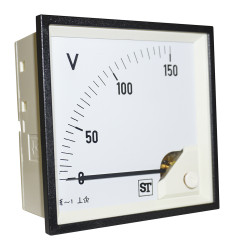 Woltomierz analogowy AC wycięcie: 92 x 92 mm Sifam Tinsley 0 → 150V ac