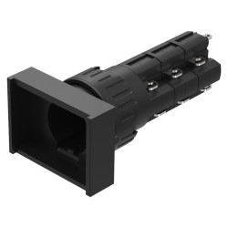 Element wykonawczy przycisku, Siłownik, do uzytku z: Urządzenia przełączające, Czarny, Utrzymane