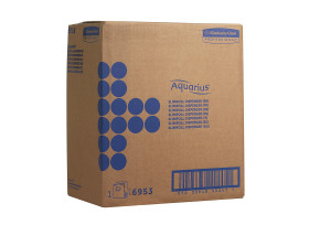 Dozownik ręczników papierowych szerokość: 343mm wysokość: 191mm Biały Montaż ścienny ABS Aquarius