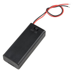 Sparkfun Battery Holder - 2xAAA with Cover and Switch