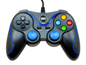 Raspberry Pi Compatible USB Gamepad (Blue) [Discontinued]