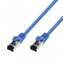 Patchcord LAN Miedź Kabel sieciowy skrętka Extralink Kat.8.1 S/FTP 3m 40G Niebieski