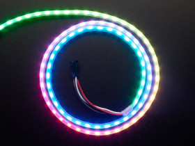 Adafruit NeoPixel LED Side Light Strip - Black 90 LED [Discontinued]
