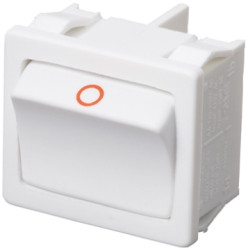 Przełącznik kołyskowy Wł.-wył. Nie 10 A DPST Biały IP40 Marquardt