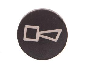 Wkładka przycisku wystająca czarna /Symbol BUCZEK/ 22mm M22-XDH-S-X17 218228