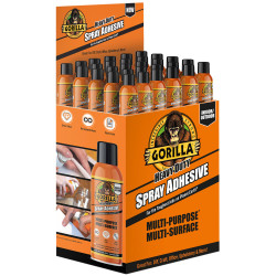 Gorilla Glue 116117 Heavy-Duty Spray Adhesive Display Cube
