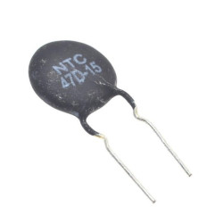 NTC 47D-15 Thermistor - 47 Ohm - Thermal Resistor - Protection