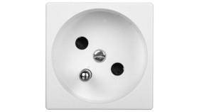 Simon Connect Gniazdo K45 Pojedyncze Z/U 16A Ip20, Szybkozłącza, Czysta Biel...