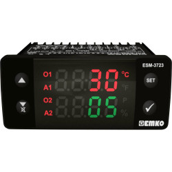 Emko ESM-3723.5.6.6.0.2 Temperature Controller Dual Display PID/2-Point