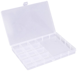 Quadrios 23SA086 Skrzynka (D x S x W) 19.5 x 13.1 x 2.2 cm Ilość przegród: 13 stały podział Content 1 szt.