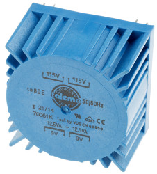 Płyta montażowa 2 x 9V ac 115 V ac, 230 V ac 25VA 2-wyjściowy Płytka drukowana