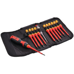 Faithfull FAISDVDES13W Quick Change VDE Screwdriver Set, 13 Piece
