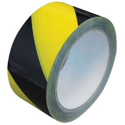 Faithfull 06525033HAZ-BY Laminated Hazard Tape Blk/Yel 50mm x 33m