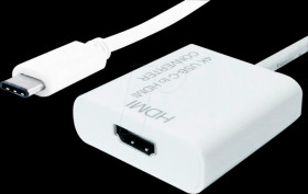 12.99.3210 Adapter, USB-C &gt; HDMI, 4K at 30 Hz, white, 0.10 m